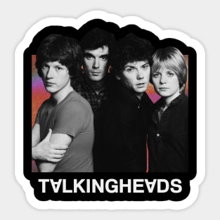 Vintage Talking Heads Sticker